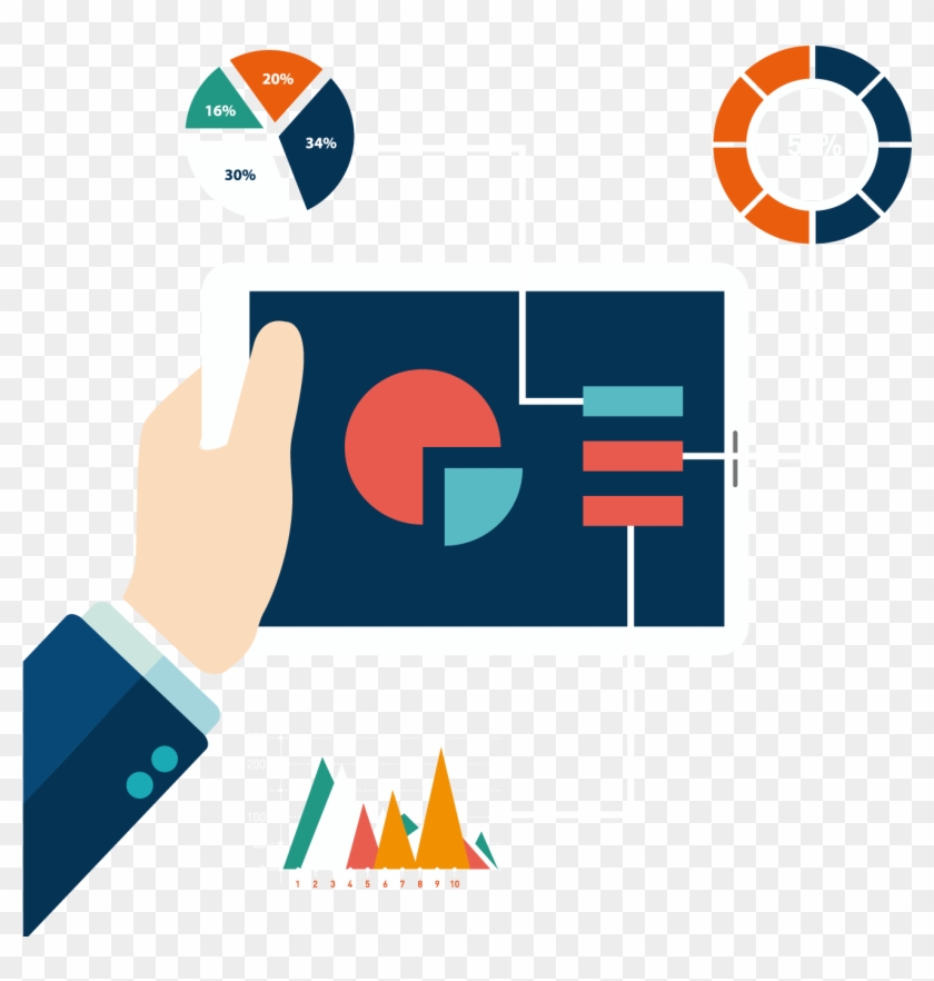 Vector Stock Market Analysis - Icon #716832