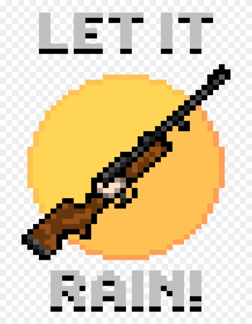 Shotgun Rain By Bytebullet - 8 Bit Gun Grid #716854