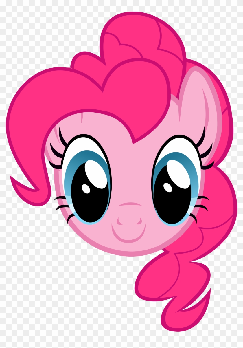 Pinkie Pie Headshot - Mane 6 Pinkie Pie #716874