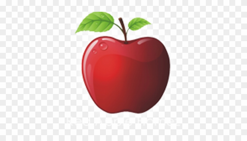 Red Apple Homes - Apple Fruit With Leaf #716948
