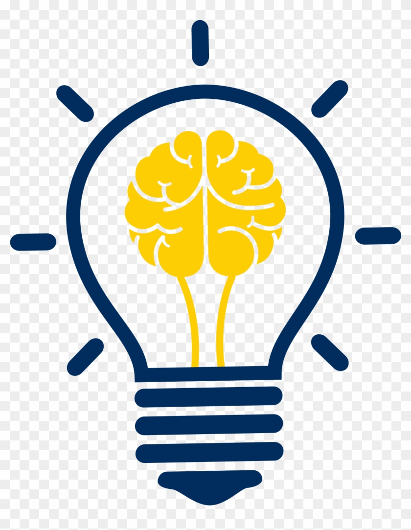 Incandescent Light Bulb Brain Clip Art - Incandescent Light Bulb Brain Clip Art #717153