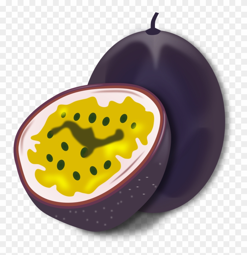 Passion Fruit Free Vector - Passion Fruit Clipart #717196