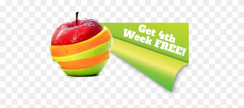 Sign Up For An Account And Receive 4th Week Free On - Apple Peel #717205