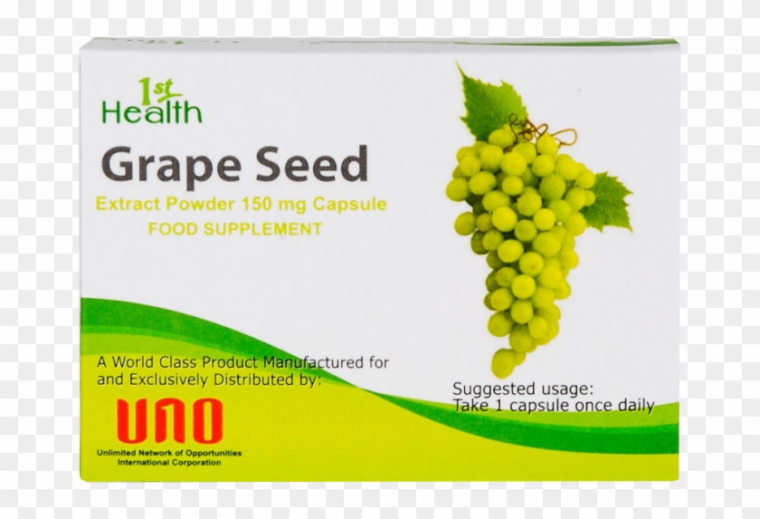 1st Health Grape Seed Extract 150 Mg Capsule - Uno Grape Seed Benefits #717209