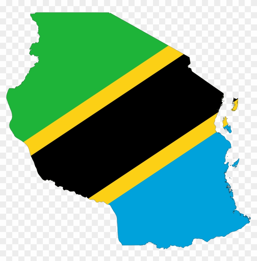 Tansnia Flagmap - Tanzania Flag Map #717216