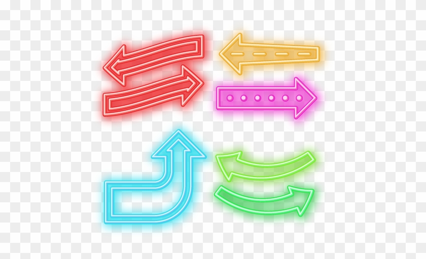 Neon Arrow Icon - Euclidean Vector #717314