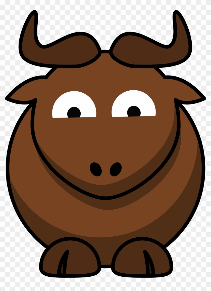 Angus Cattle Bull Cartoon Clip Art - Angus Cattle Bull Cartoon Clip Art #717395