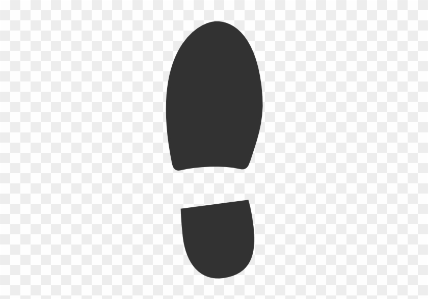 Shoe Footprint Clipart - Left Shoe Footprint #717426