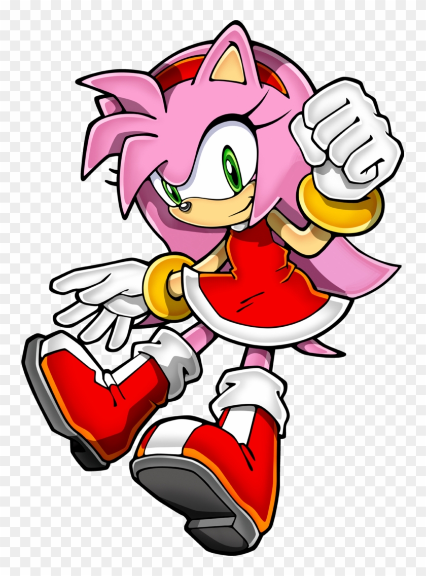 Amy With Long Hair/spines By Mrmephilesthedark - Amy Rose Long Hair #717429