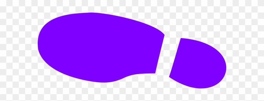 Purple 10,000 Steps Shoe Print Clip Art At Clker - Purple 10,000 Steps Shoe Print Clip Art At Clker #717431