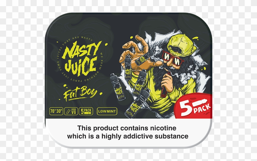 Nasty Juice Fat Boy E-liquid 5x10ml - Electronic Cigarette Aerosol And Liquid #717640