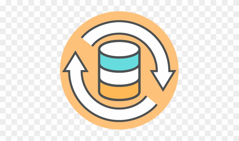 Backup And Replication Data Protection Solutions Icon - Database Icon Jpg 300 Dpi Free #717643