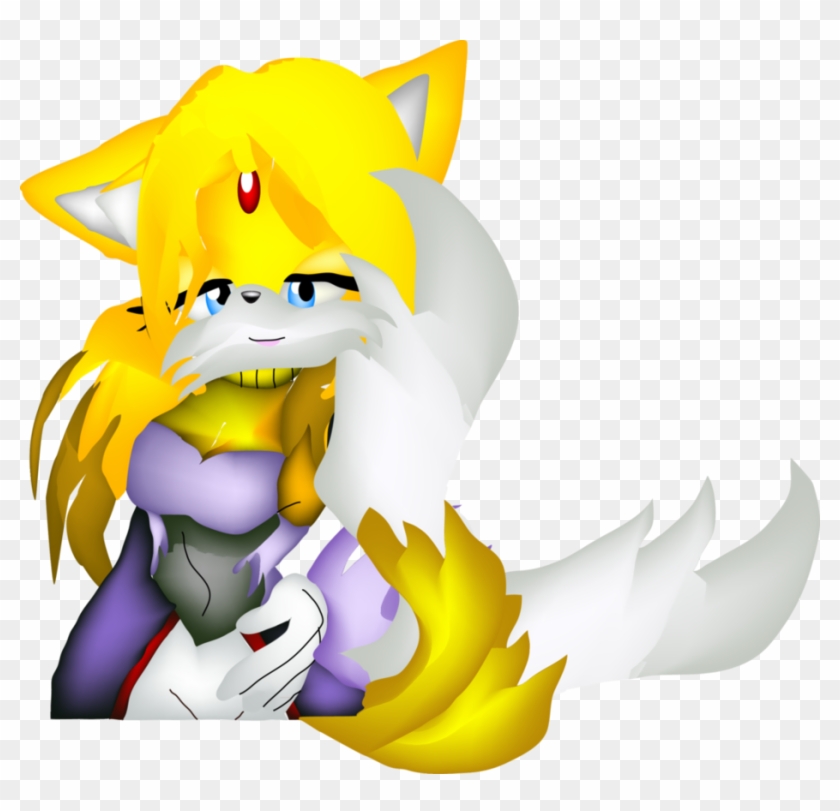 Tails As Blaze By Gamerz31w - Long Hair #717812