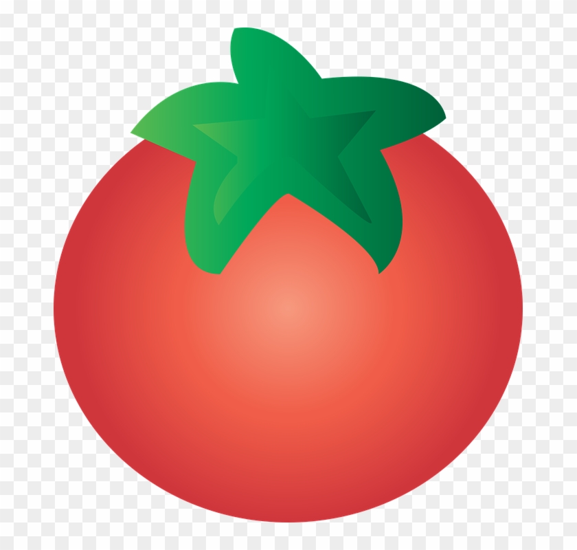 Tomatoes Clipart 12, - ผัก การ์ตูน Png #717838