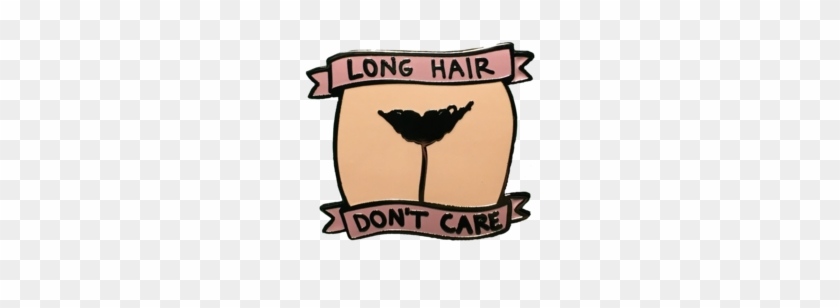 Long Hair Don't Care Pin - Underpants #717848