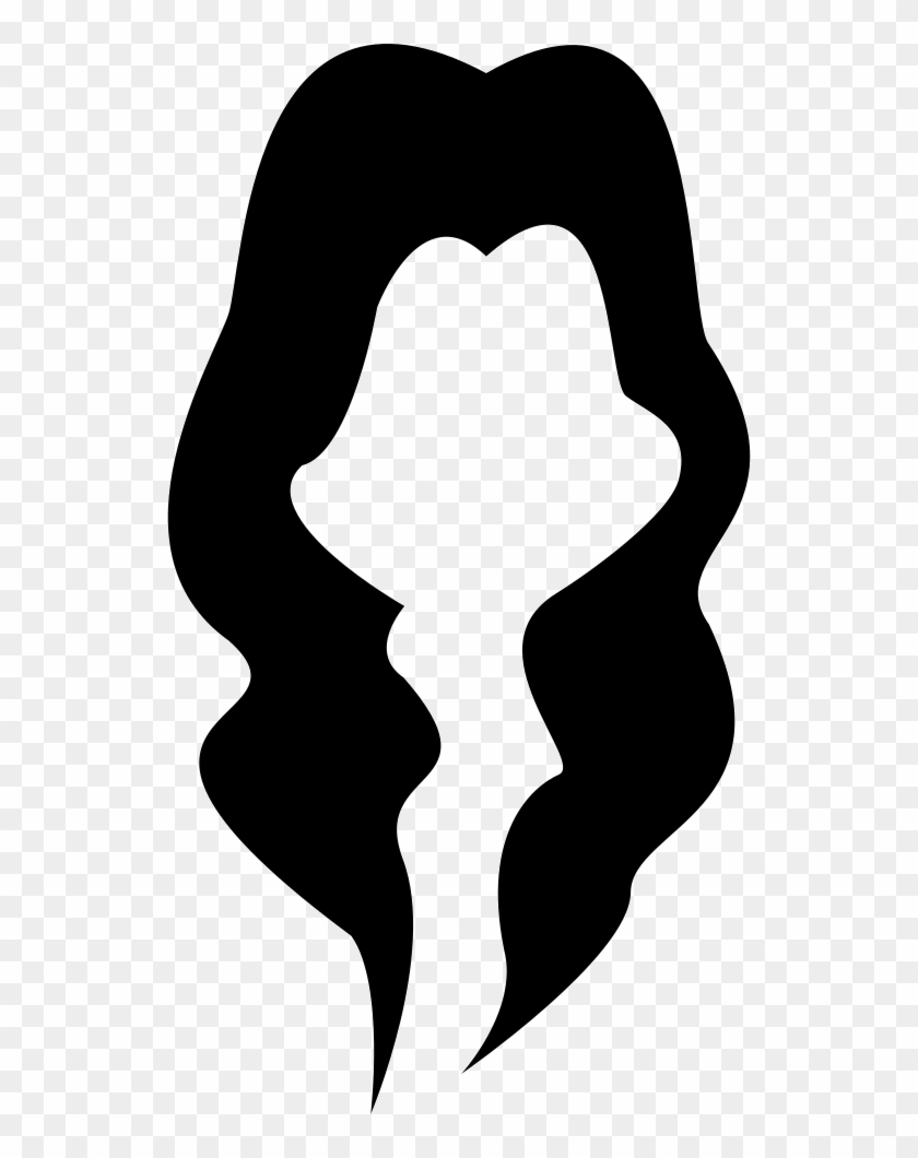 Female Black Long Hair Shape Comments - Icon #717862