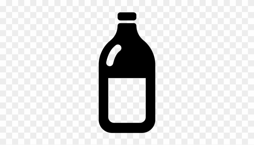 Milk Bottle Vector - Milk #718018