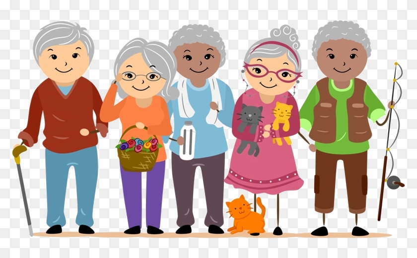 Senior Services - Older Adults Clip Art #718197