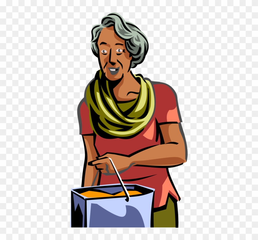 Vector Illustration Of Retired Elderly Senior Citizen - Comics #718204