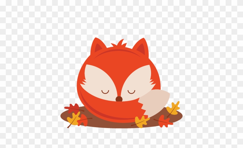 Fall Fox Clipart - Fall Clip Art Fox #718486