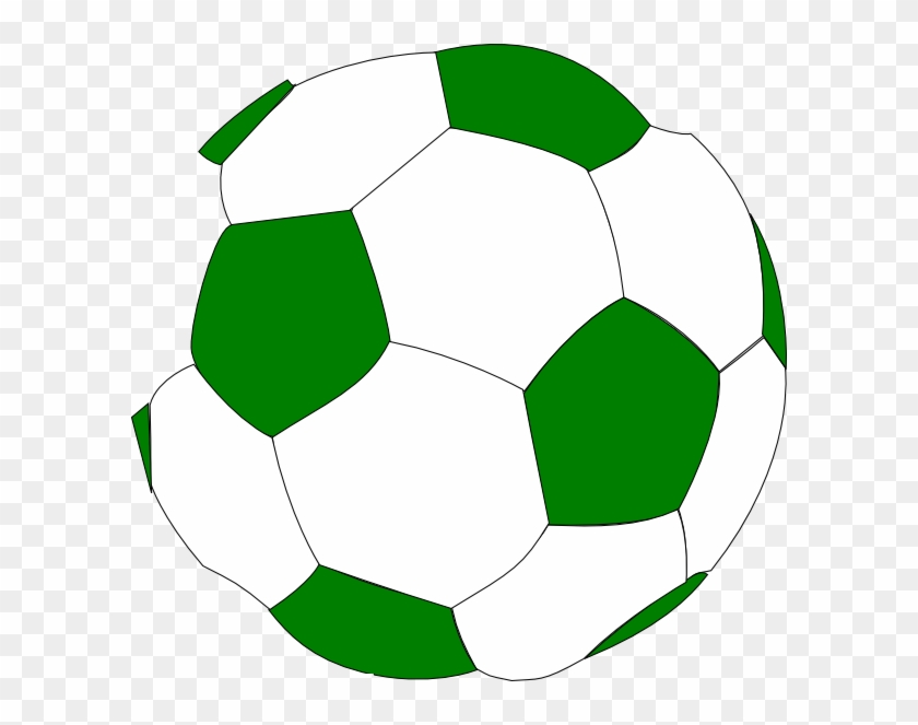 Green Soccer Ball Clip Art At Clker - Soccer Ball Clip Art #718526