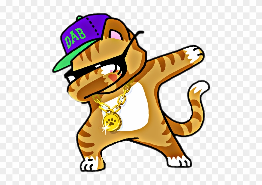 Ftestickers Cat Catsofpicsart Dab Dance Thuglife - Dabbing Cat #718543