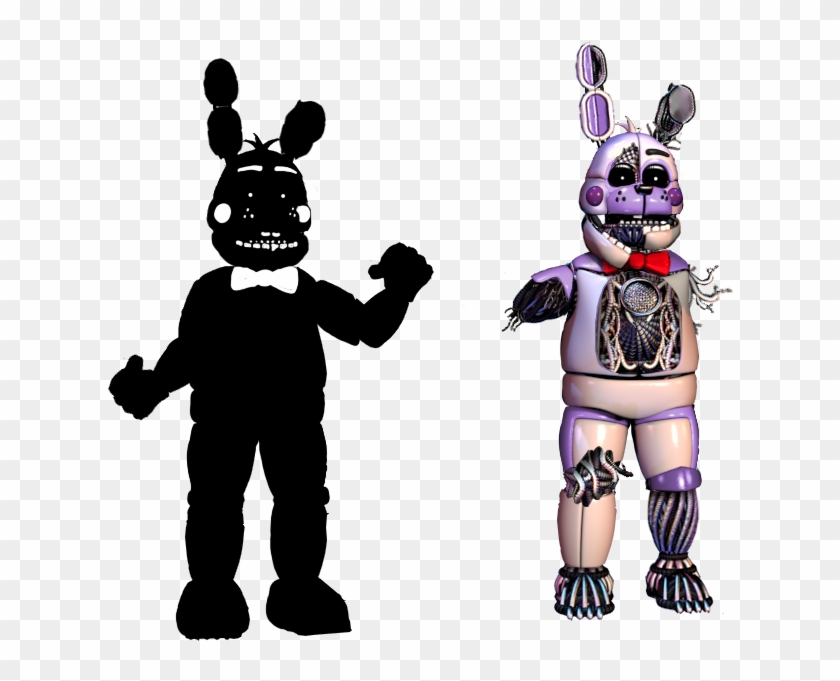 Transparent Shadow Bonnie Fnaf 2