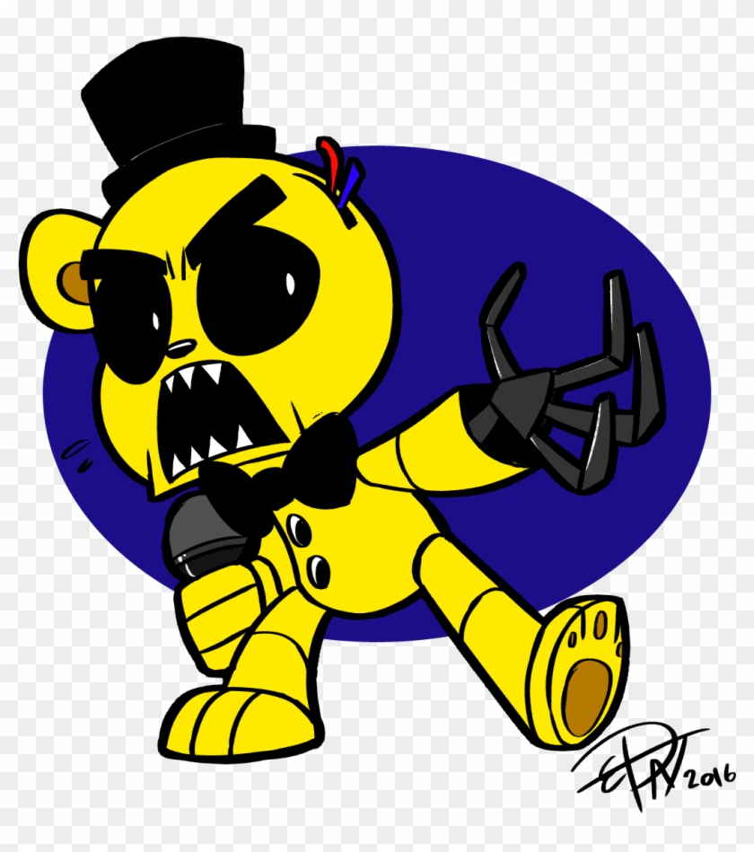 I Wanted To Doodle Something, So I Decided To Draw - Draw Nice Golden Freddy #718680