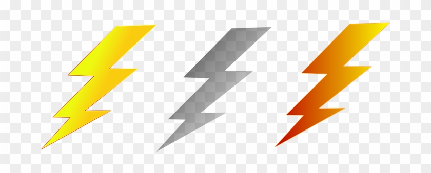Lightning Bolt Thunderstorm Lightning Weat - Yellow Thunderbolt Greeting Card #718721