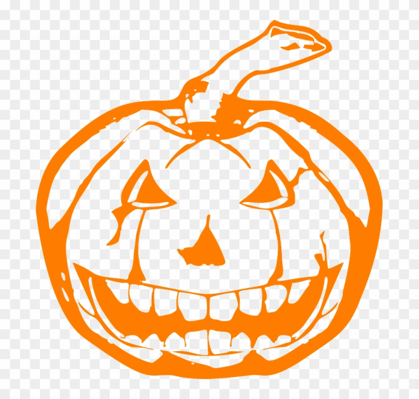 Halloween Vector Graphics 9, - Zucche Di Halloween Da Disegnare #718722