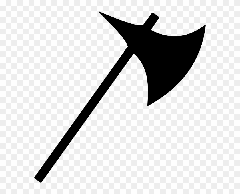 Axe Clip Art - Battle Axe Silhouette #718735