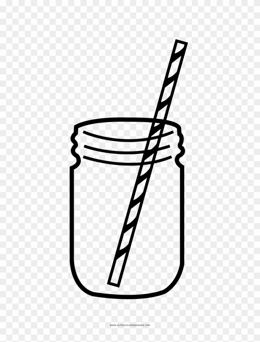 Instructive Mason Jar Coloring Page - Coloring Book #718826