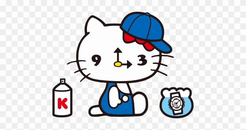 Baby G × Hello Kitty Inspired By 70's Street Graffiti - Baby G X Hello Kitty #718843