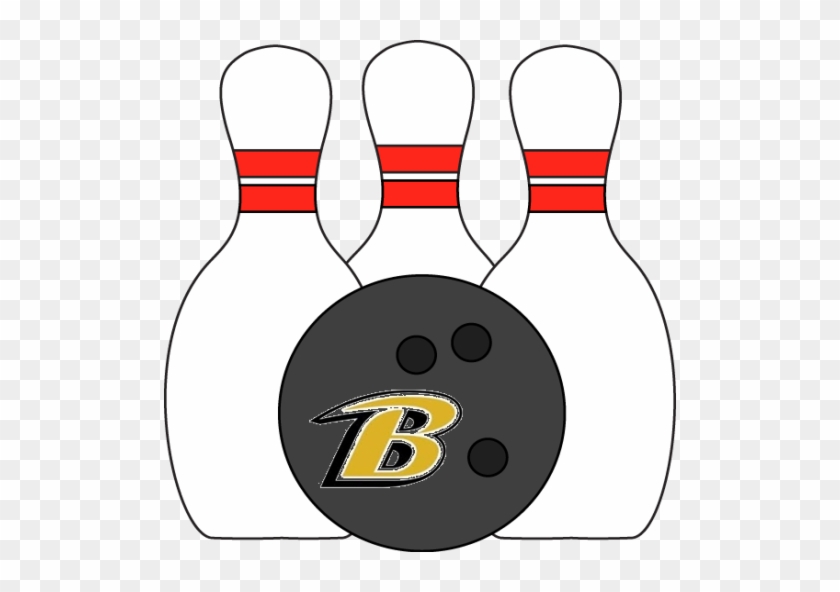 Bowling - Clip Art Bowling Pin And Ball #719149