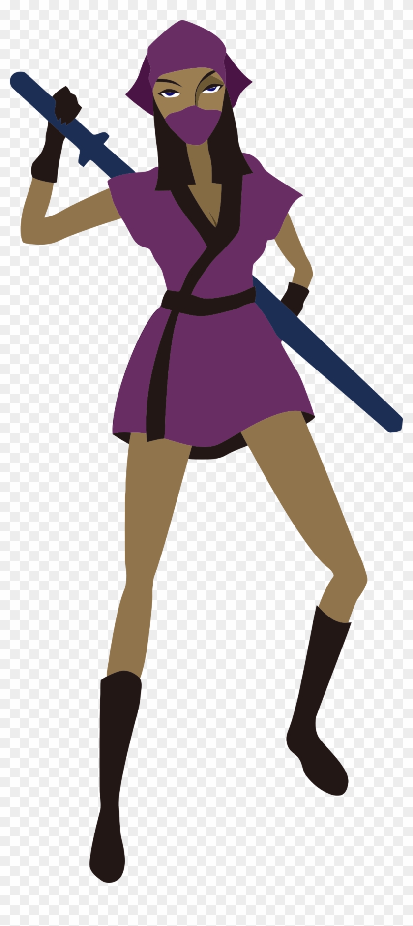 Big Image - Female Warrior Clipart Transparent #719176