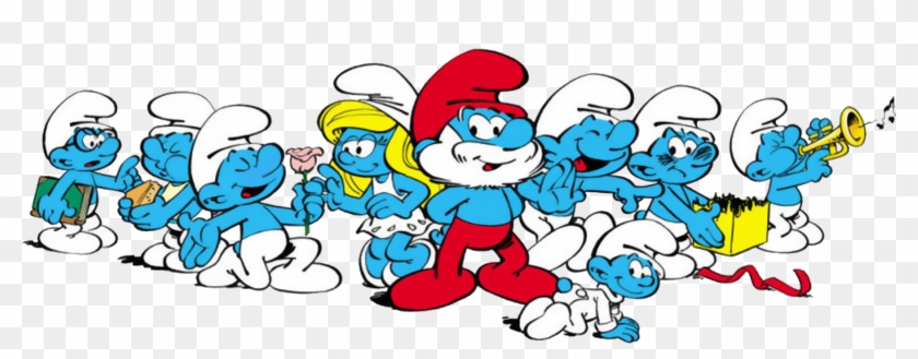 Papa Smurf The Smurfette Wedding Invitation The Smurfs - Smurfs Group #719180