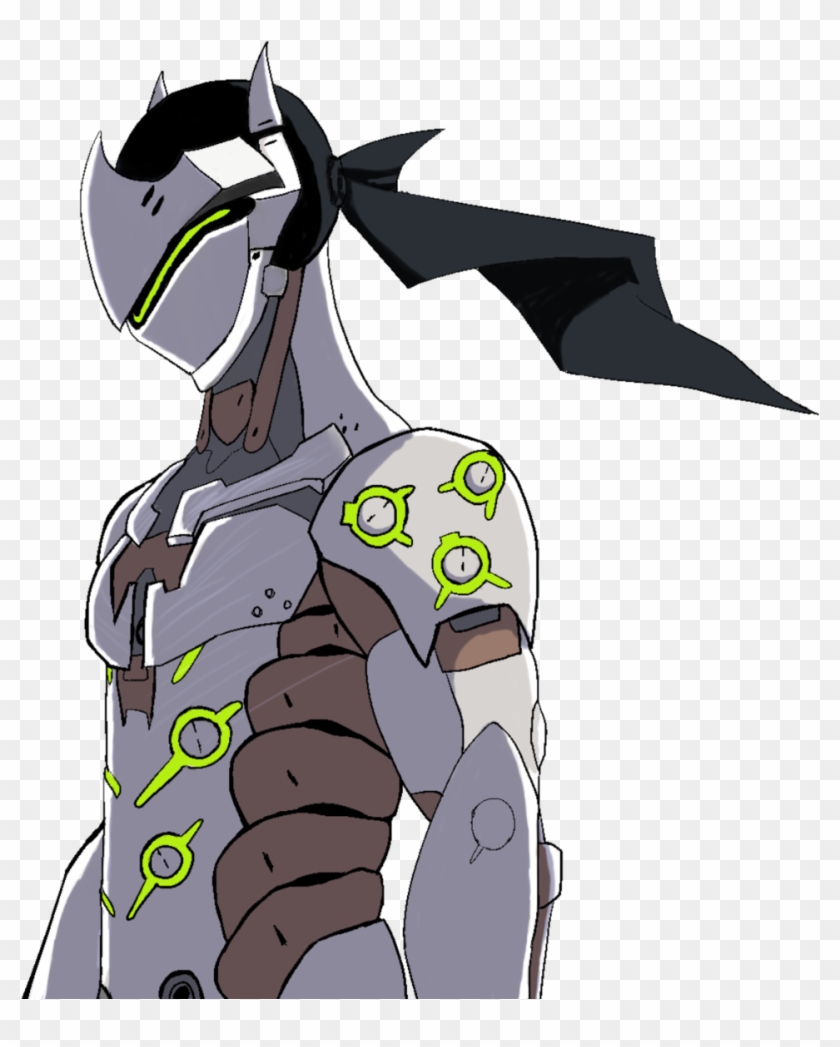 Genji The Cyborg Ninja By Zemroth - Genji Anime Png #719275