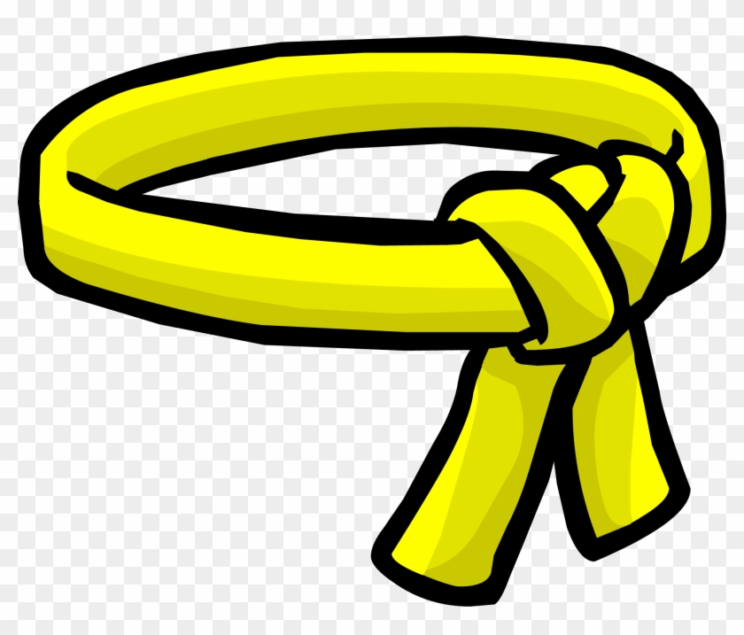 Yellow Ninja Belt - Kung Fu White Belt #719310