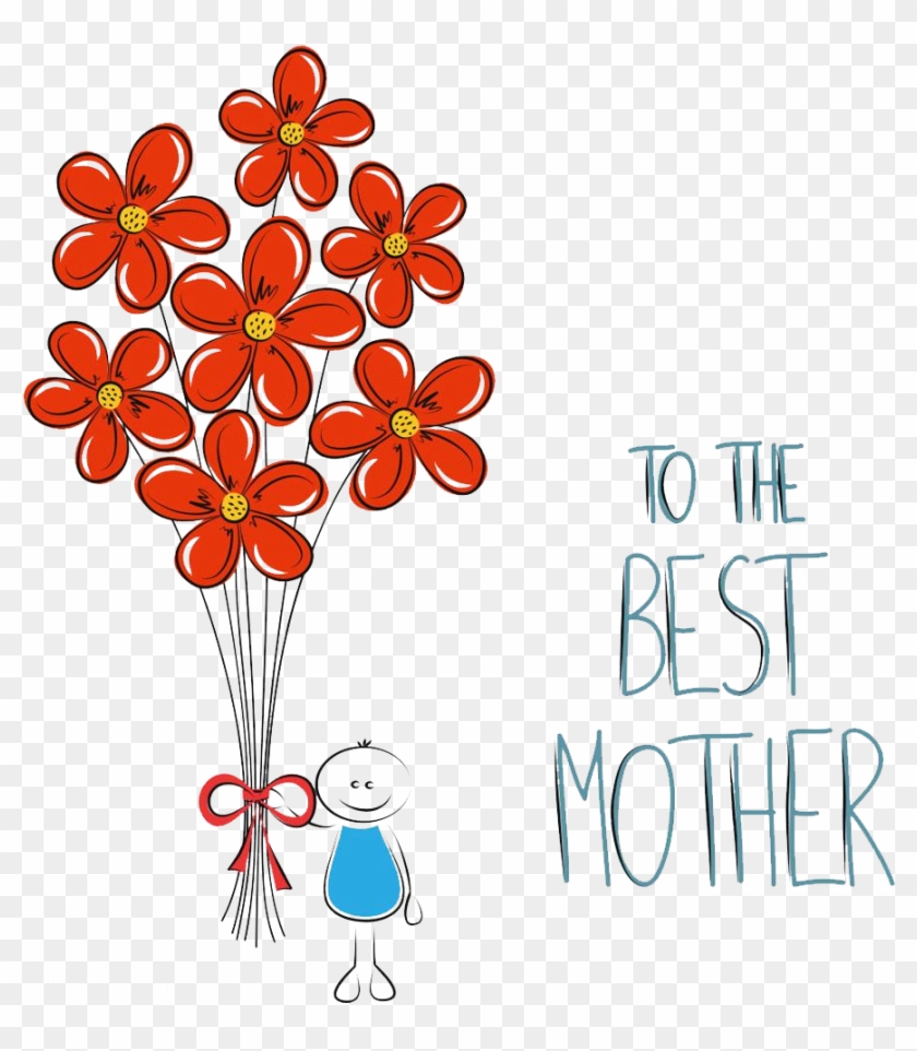 Mothers Day Art Illustration - Mothers Day Art Illustration #719586