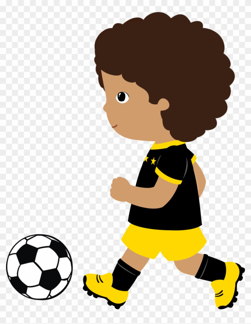 Boy With Soccer Trophy Clip Art - Futbol Clipart #719505