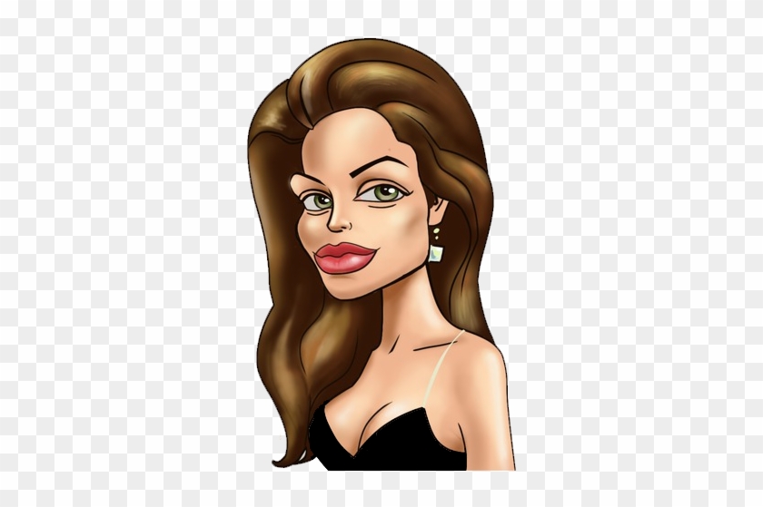 Angelina Jolie Celebrity Actor Cartoon Clip Art - Angelina Jolie Celebrity Actor Cartoon Clip Art #719547