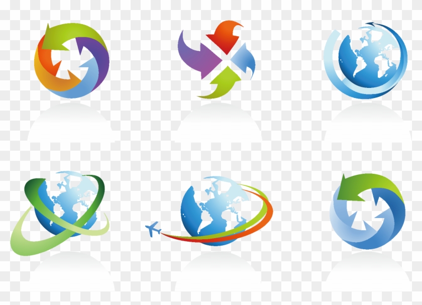 Globe Logo Illustration - Vector #719599