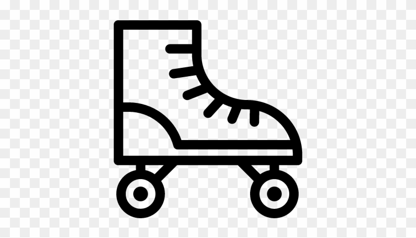 Vintage Roller Skate Vector - Roller Skate Outline Png #719663