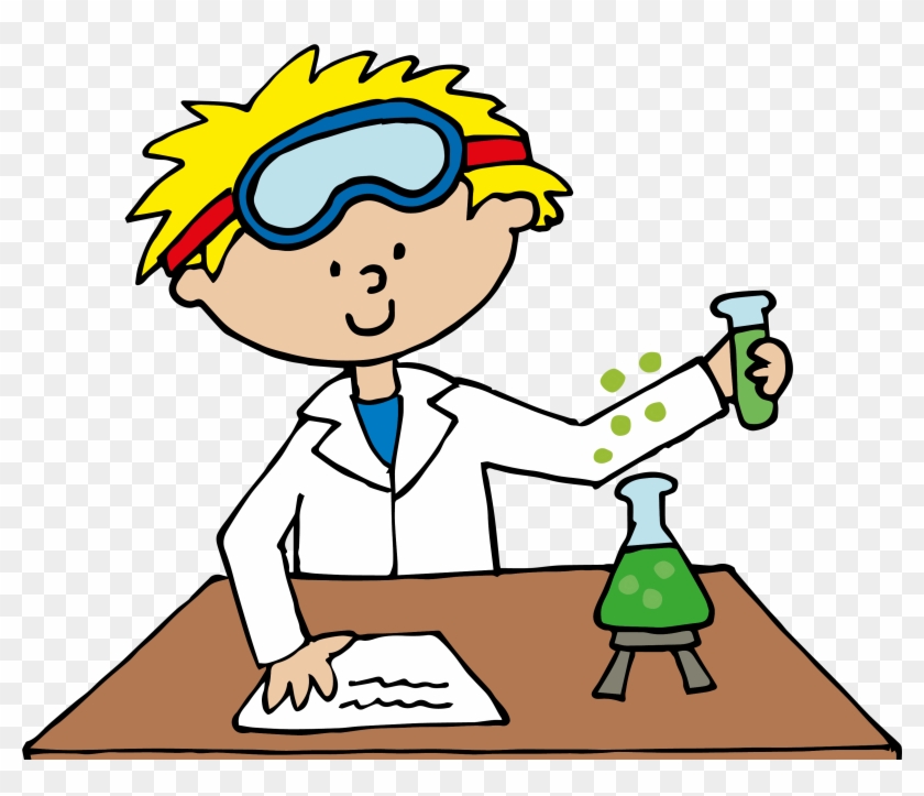 Scientist Science Project Clip Art - Scientist Science Project Clip Art #719759