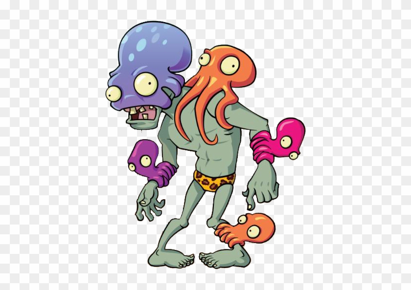 Plant Zombie, Zombie Party, Plants Vs Zombies, Birthday - Plants Vs Zombies 2 Octo Zombie #719740