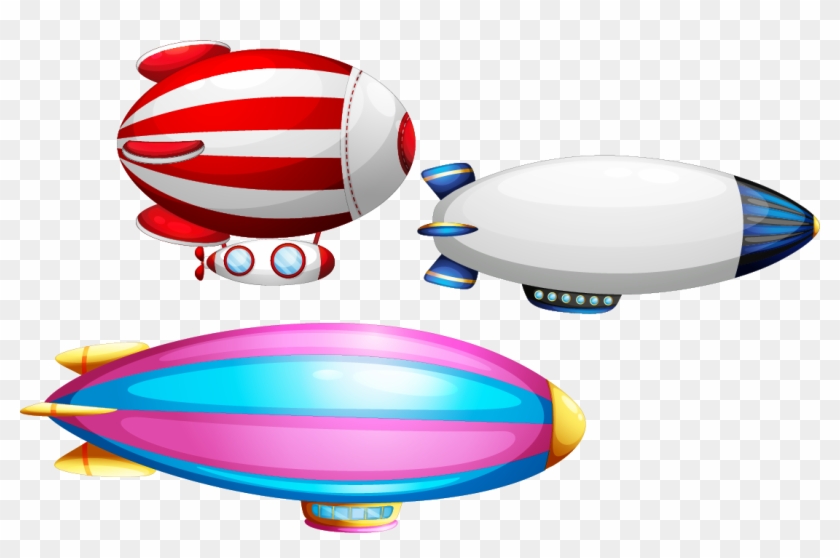 Png Rocket Vector Material - Blimp Illustration #719769