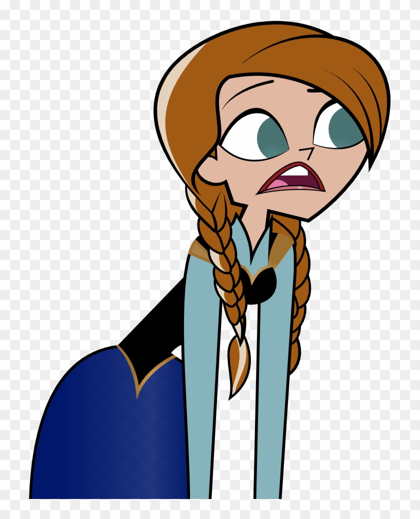 Anna By Bast13 On Deviantart - Total Drama Frozen #720061