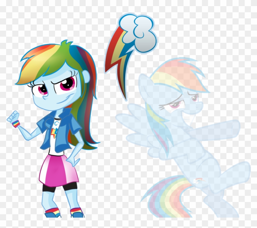 The Gallery For > Applejack And Rainbow Dash R34 - Rainbow Dash Eg Transparent #720145