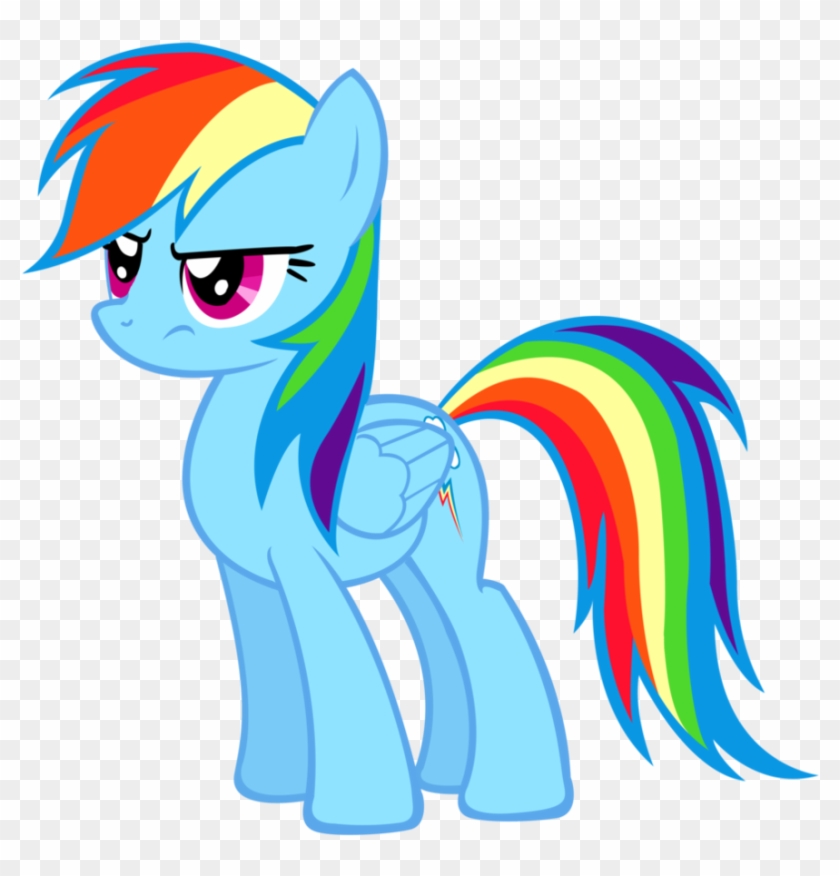Grumpy Rainbow Dash Vector By 30coloredowl On Deviantart - My Little Pony Rainbow Dash #720169