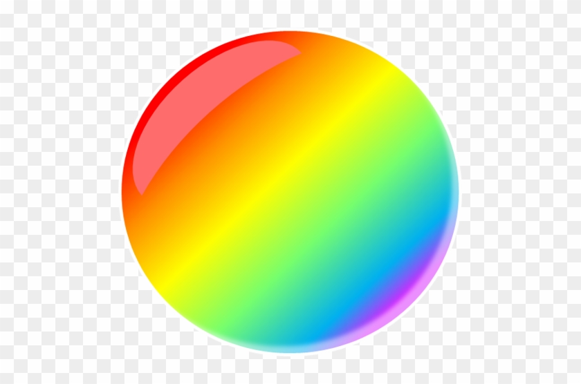Rainbow Paintball - Rainbow Circle Png #720218